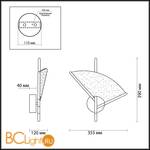 Настенный светильник Odeon Light Venta 4651/7WL - Схема