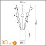Настольная лампа Odeon Light Verica 4156/24TL - Схема