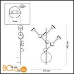 Бра Odeon Light Verica 4156/24WL - Схема