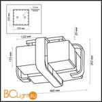 Потолочный светильник Odeon Light Via 2199/4C - Схема