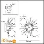 Бра Odeon Light Vilina 4787/2W - Фото 2