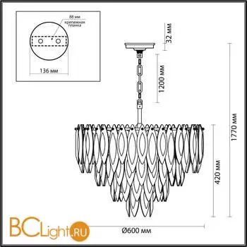 Люстра Odeon Light VILNA 5068/12 - Фото 0