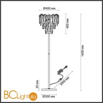 Торшер Odeon Light VILNA 5068/4F - Фото 0