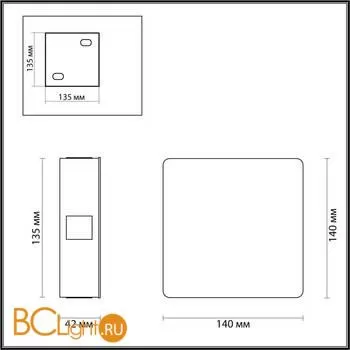 Настенный светильник Odeon Light Vista 4258/8WL - Фото 2