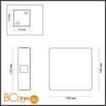 Настенный светильник Odeon Light Vista 4258/8WL - Фото 2