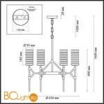 Люстра Odeon Light Vittoria 4225/6 - Фото 2