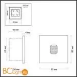 Встраиваемый светильник Odeon Light VITTY new 6650/1WL3 - Фото 0