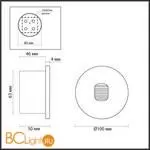 Встраиваемый светильник Odeon Light VITTY new 6651/1WL3 - Фото 0