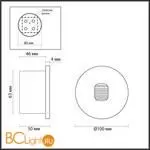 Встраиваемый светильник Odeon Light VITTY 6651/1WL - Фото 0