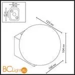 Уличный настенный светильник Odeon Light VIVA 7124/1WA - Фото 1