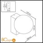 Уличный настенный светильник Odeon Light VIVA 7124/1W - Фото 1