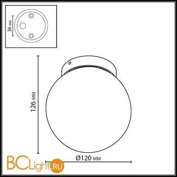 Потолочный светильник Odeon Light VIVA 7124/1C - Фото 0