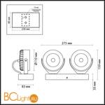Бра Odeon Light Vivace 3818/20WL - Схема