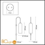 Бра Odeon Light Vosti 4642/1W - Схема