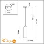 Подвесной светильник Odeon Light Vosti 4642/1 - Схема