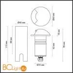 Садово-парковый фонарь Odeon Light WALD new 6662/1GL3 - Фото 0