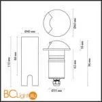 Садово-парковый фонарь Odeon Light WALD new 6662/1GL - Фото 1