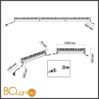 Напольный светильник Odeon Light WATERFALL 7027/72FL - Фото 1