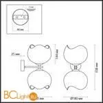 Бра Odeon Light Waterlily 4873/2W - Фото 2