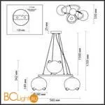 Люстра подвесная Odeon Light Waterlily 4873/3 - Фото 2