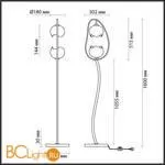 Напольный светильник Odeon Light Waterlily 4873/2F - Фото 2