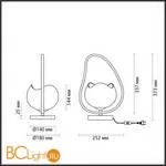 Настольный светильник Odeon Light Waterlily 4873/1T - Фото 2