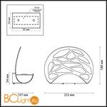 Настенный светильник Odeon Light Web 3836/10WL - Схема