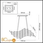 Подвесной светильник Odeon Light WELKIN new 7058/45L - Фото 1