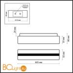 Настенный светильник Odeon Light Wendo 2404/4W - Схема