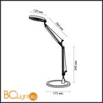 Настольная лампа Odeon Light Wula-led 2340/1T - Схема