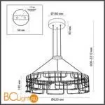 Подвесной светильник Odeon Light ZAHA 7059/44L - Фото 0