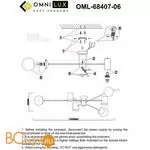 Люстра Omnilux Kerbors OML-68407-06 - Фото 7