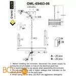 Люстра Omnilux Oriolo OML-69403-06 - Фото 7