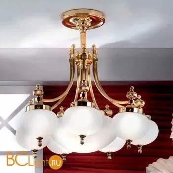 Потолочная люстра Orion LU 1321/7+1 MS/opal-matt