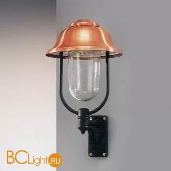 Настенный уличный светильник Orion Leuchten AL 11-1001 Schwarz-Kupfer aufwarts