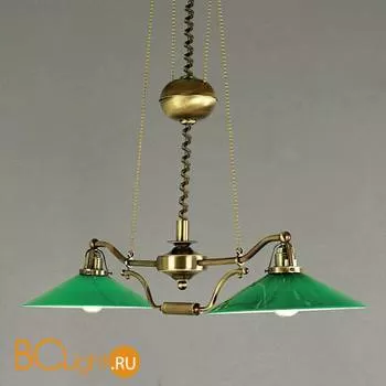 Люстра Orion LU 1411/2 Patina-Zug/365 grun