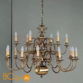 Люстра Orion LU 1239/12+6 patina mit Adler