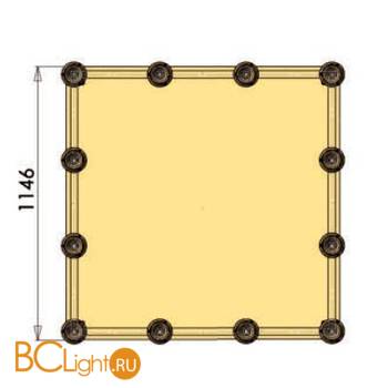 Потолочный светильник Orion Leuchten DLU 1704/12 gold topas - Схема