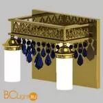 Бра Orion Leuchten WA 2-1243/2 gold Blau