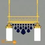 Подвесной светильник Orion Leuchten HL 6-1552/2 gold blau