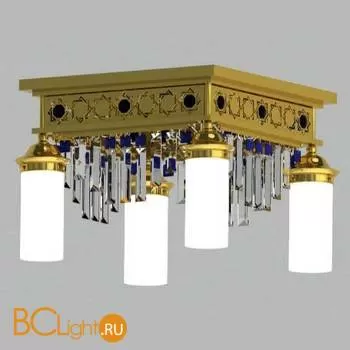 Потолочный светильник Orion Leuchten DLU 1705/4 gold blau