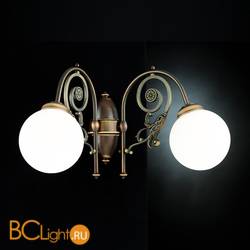 Бра Orion Leuchten 1264 WA 2-1264/2 Altpatina/493 opal-sm