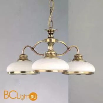 Люстра Orion LU 1525/3 patina/412 opal/patina