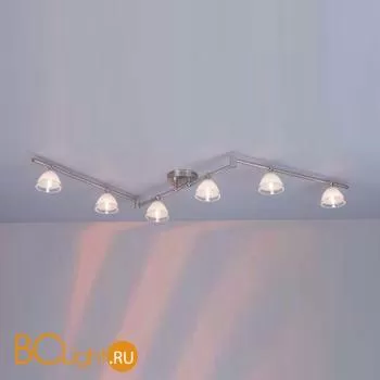 Потолочный светильник Orion Leuchten STR 10-374/6 satin/438 klar-matt