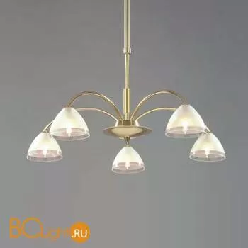 Люстра Orion LU 1599/5 gold-matt/438 klar-matt