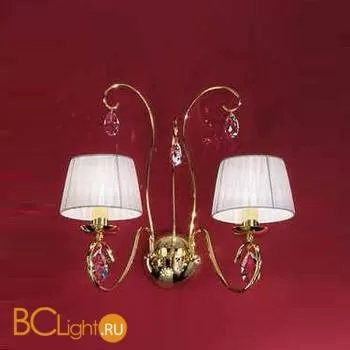 Бра Orion Leuchten WA 2-1093/2 Gold + 2 Schirm 4461 Weiss