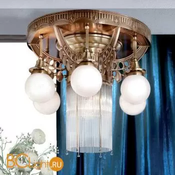 Потолочная люстра Orion DLU 1660/6+1 alt-MS/Opalkugel