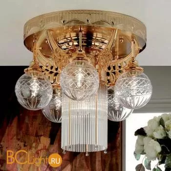 Потолочная люстра Orion DLU 1660/5+1 gold/Schliffkugel