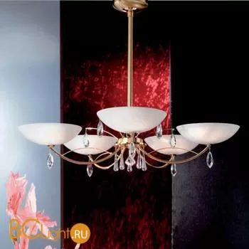 Потолочная люстра Orion LU 2379/5 gold-matt/opal