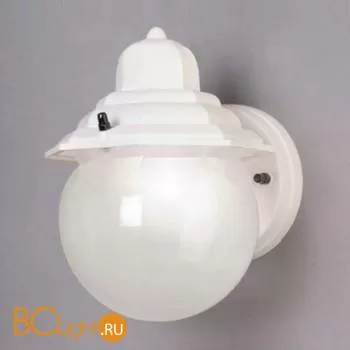 Настенный уличный светильник Orion Leuchten AL 11K/2461/B4 Weiss (Glas satiniert)